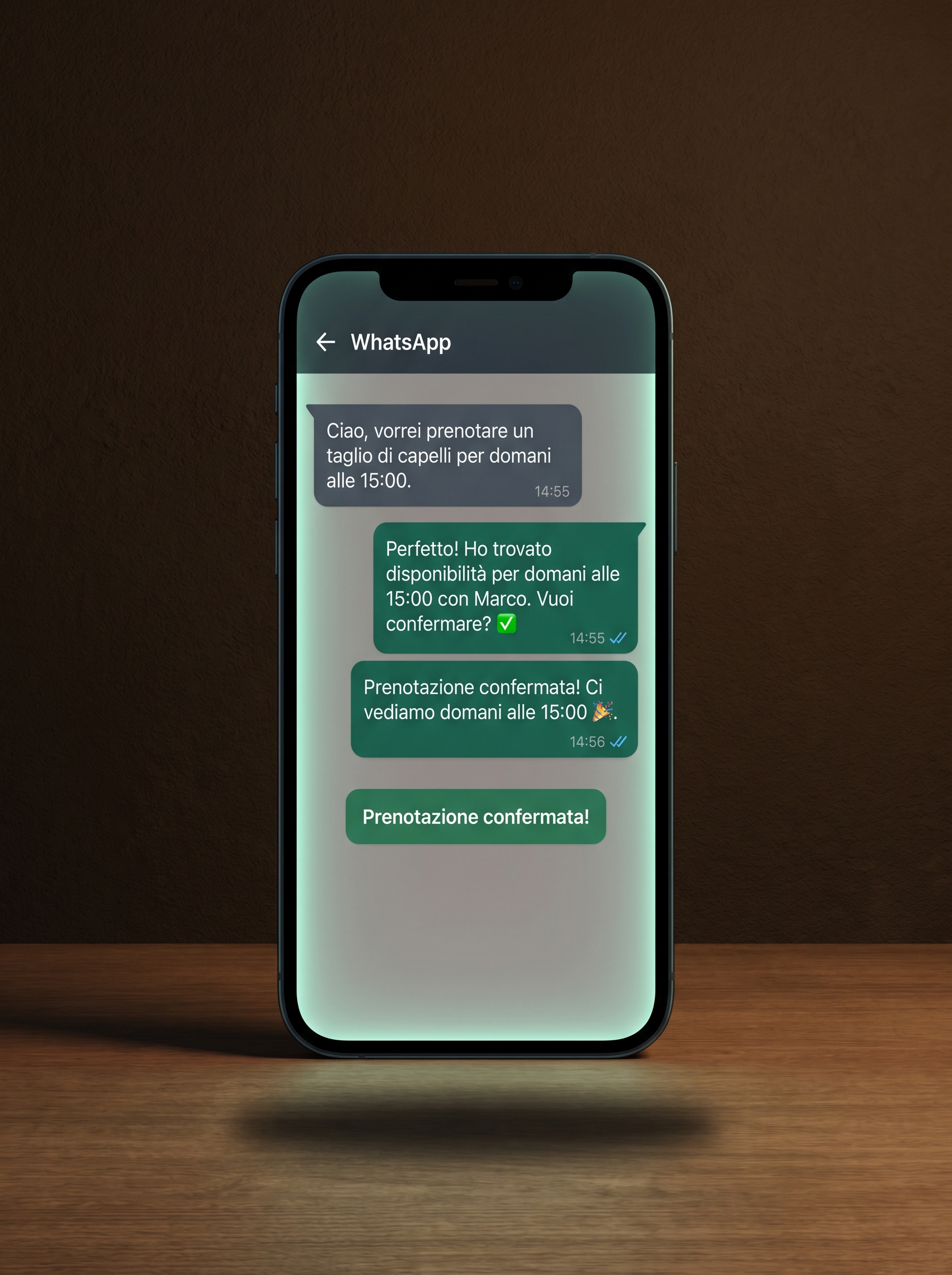 WhatsApp AI reservas